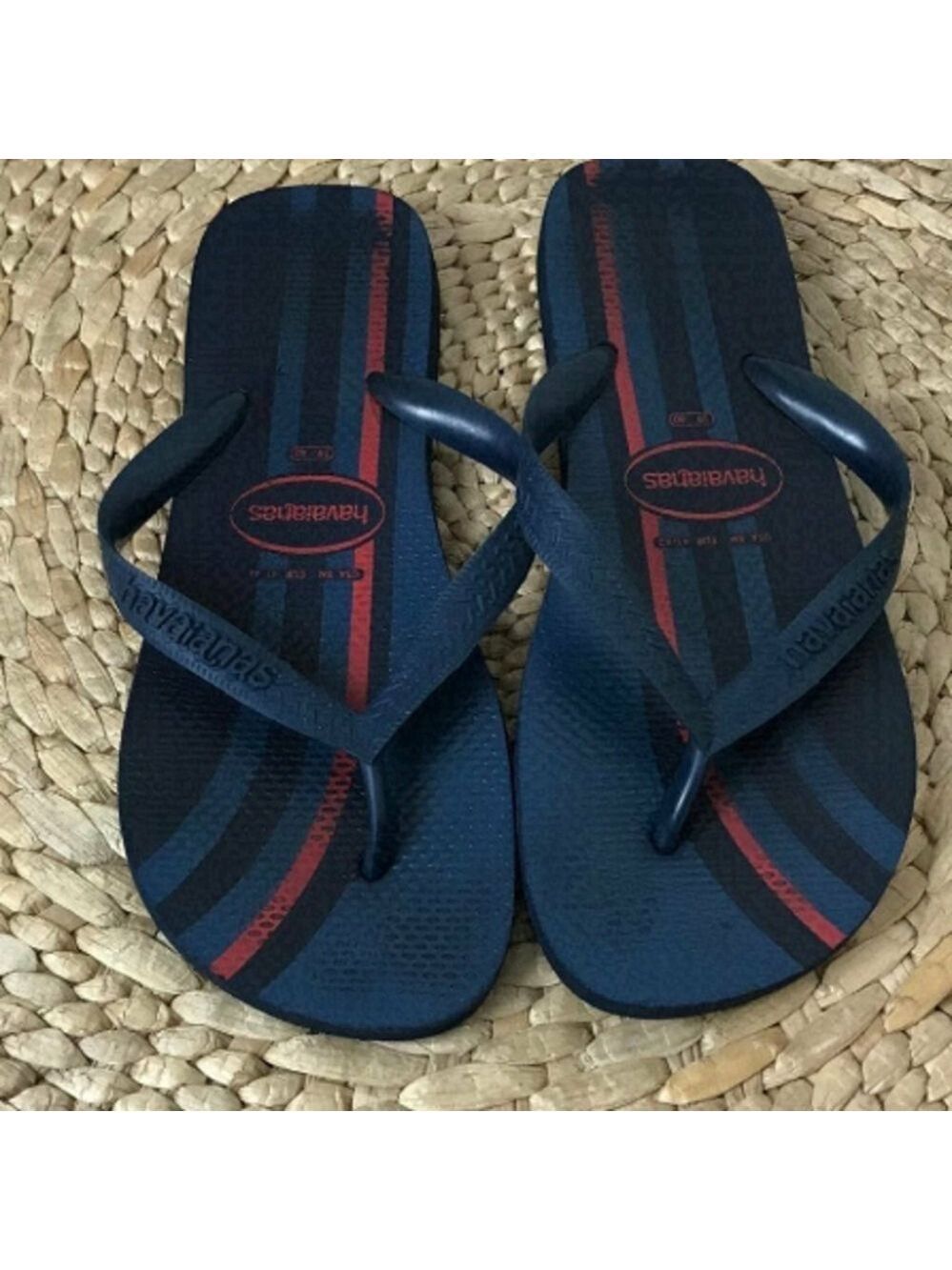 Havaianas Navy Blue  Flip Flops Size 39 - 40